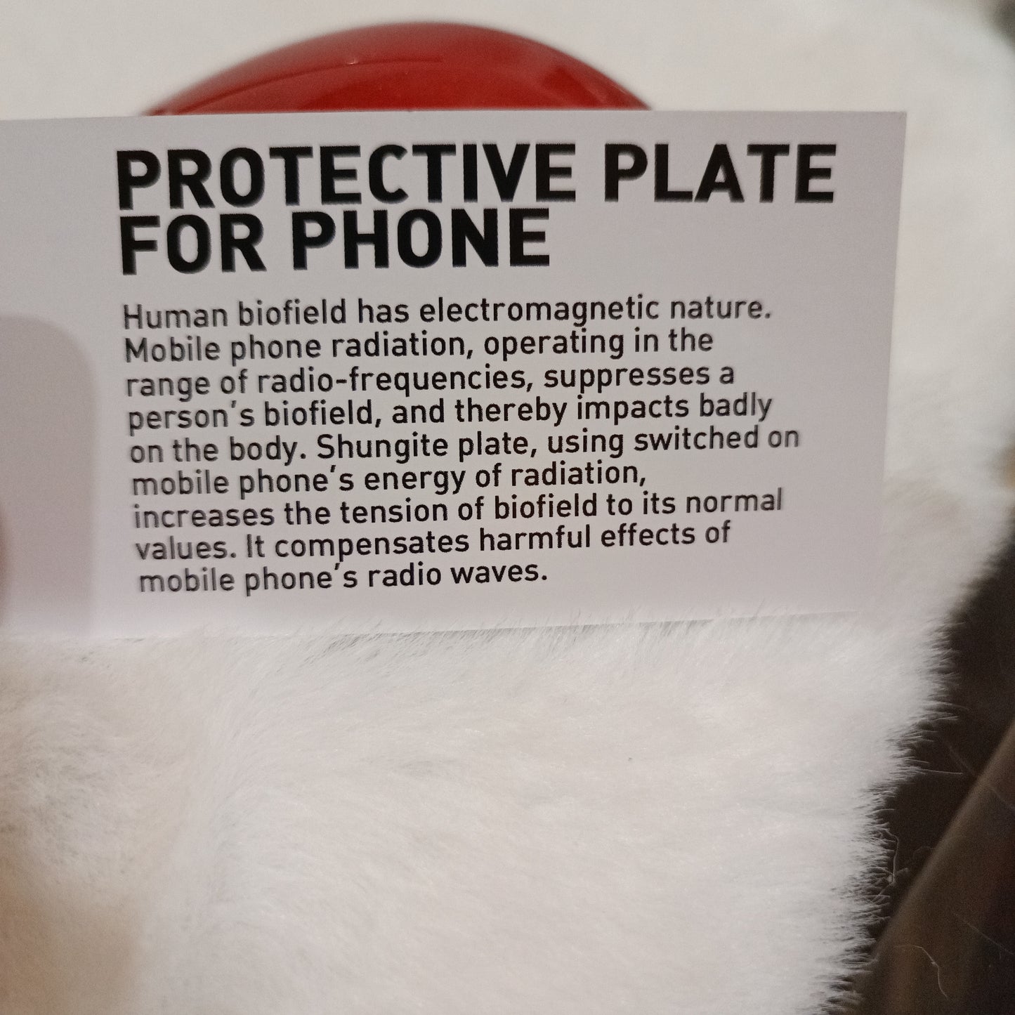 Shungit- Protector radiaciones movil o aparatos