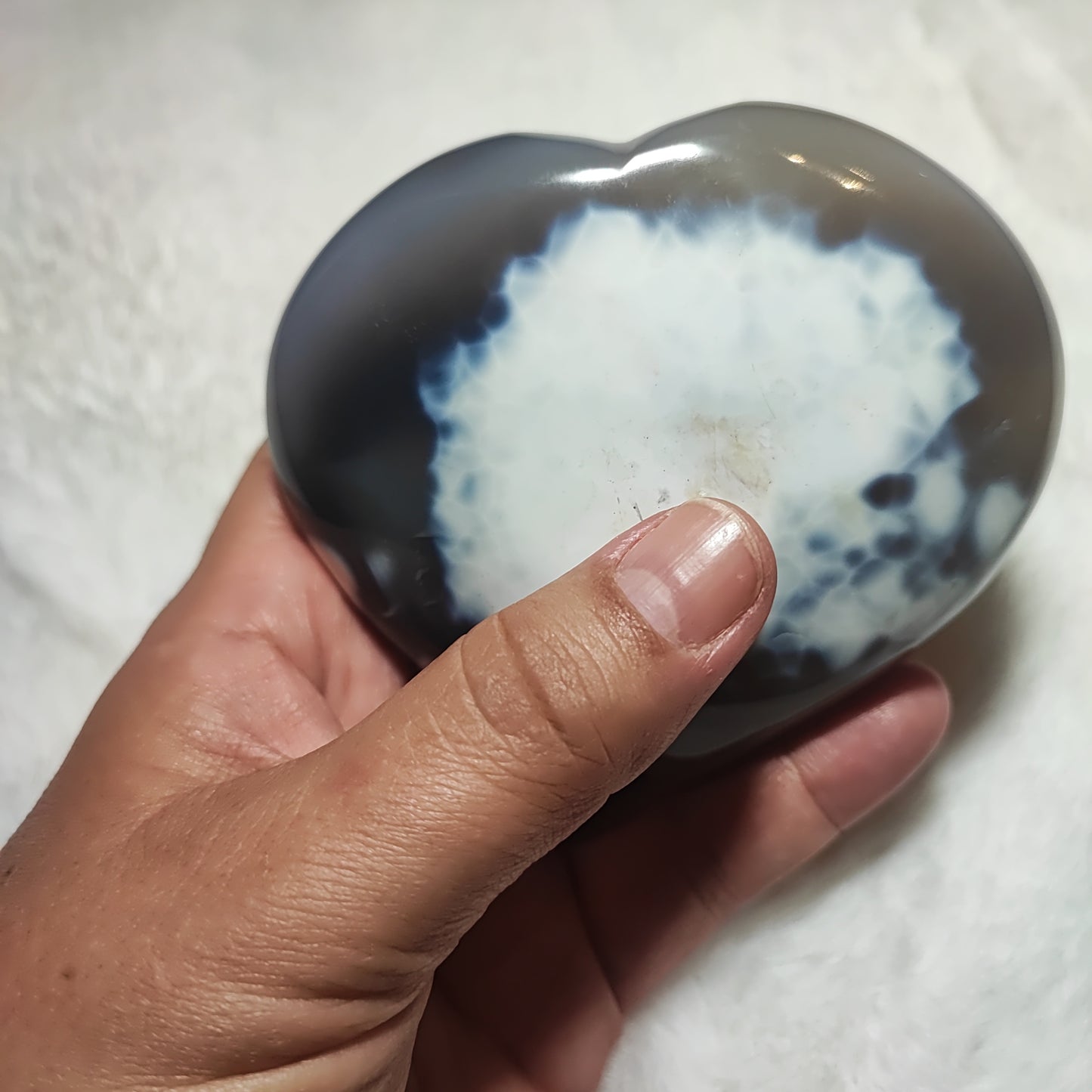 Corazón de ágata Orca