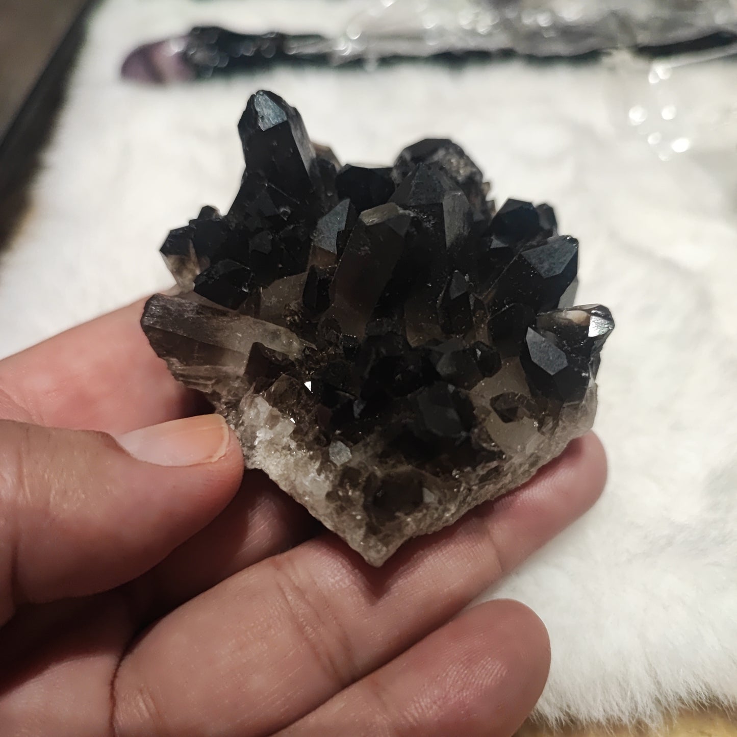 Drusas de Cuarzo Ahumado