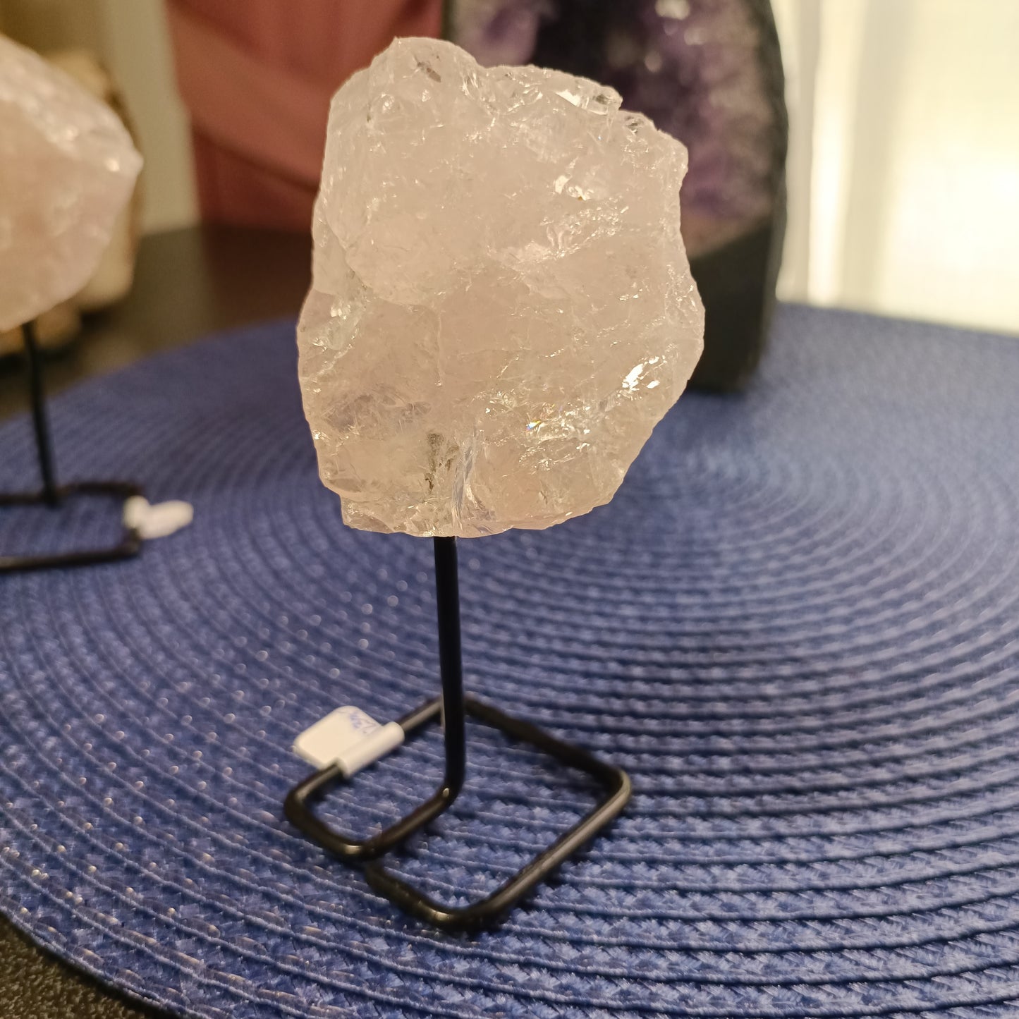 Cuarzo Rosa en Peana