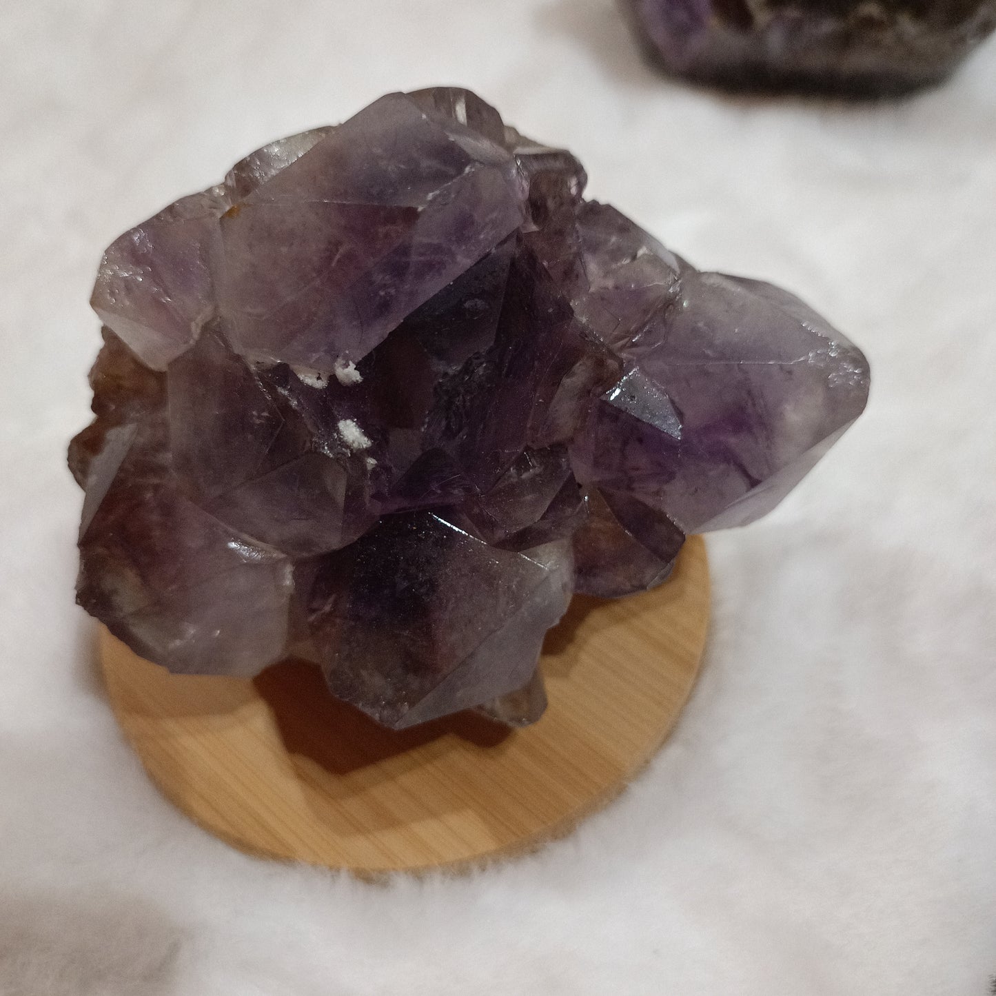 Drusas Amatistas en bruto semipulidas