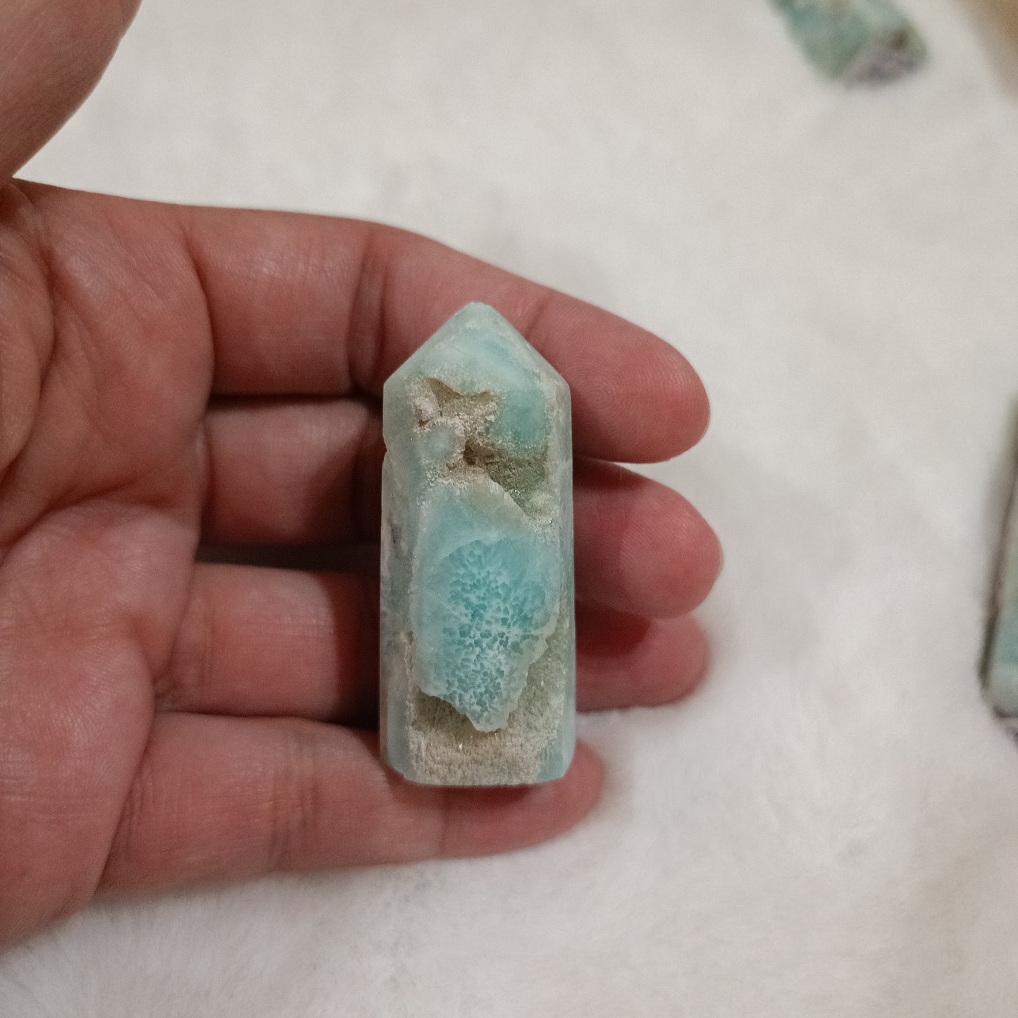 Punta Generadora Aragonito Azul