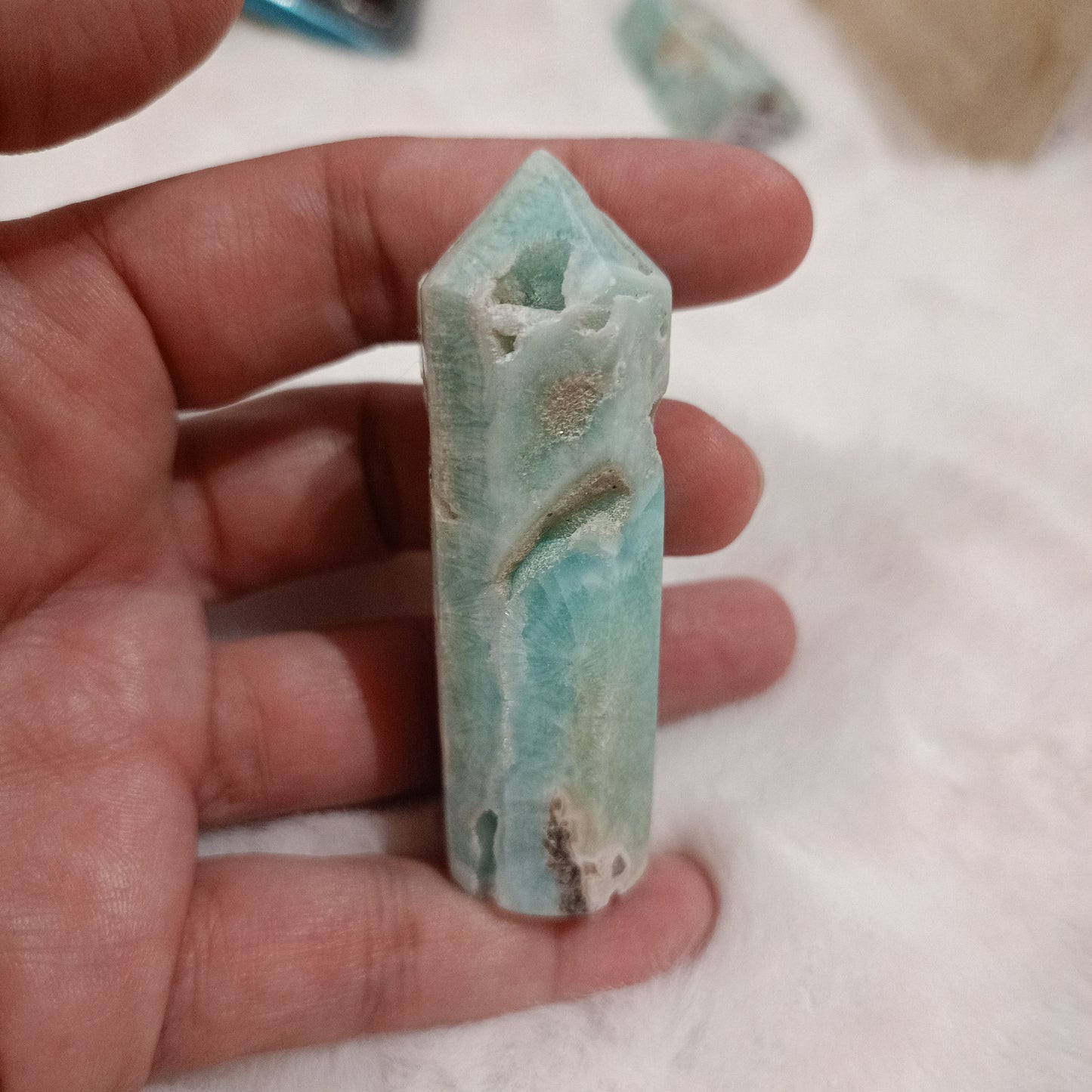 Punta Generadora Aragonito Azul