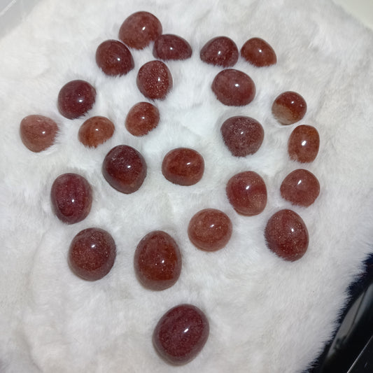 Rodado pulido de Cuarzo Fresa