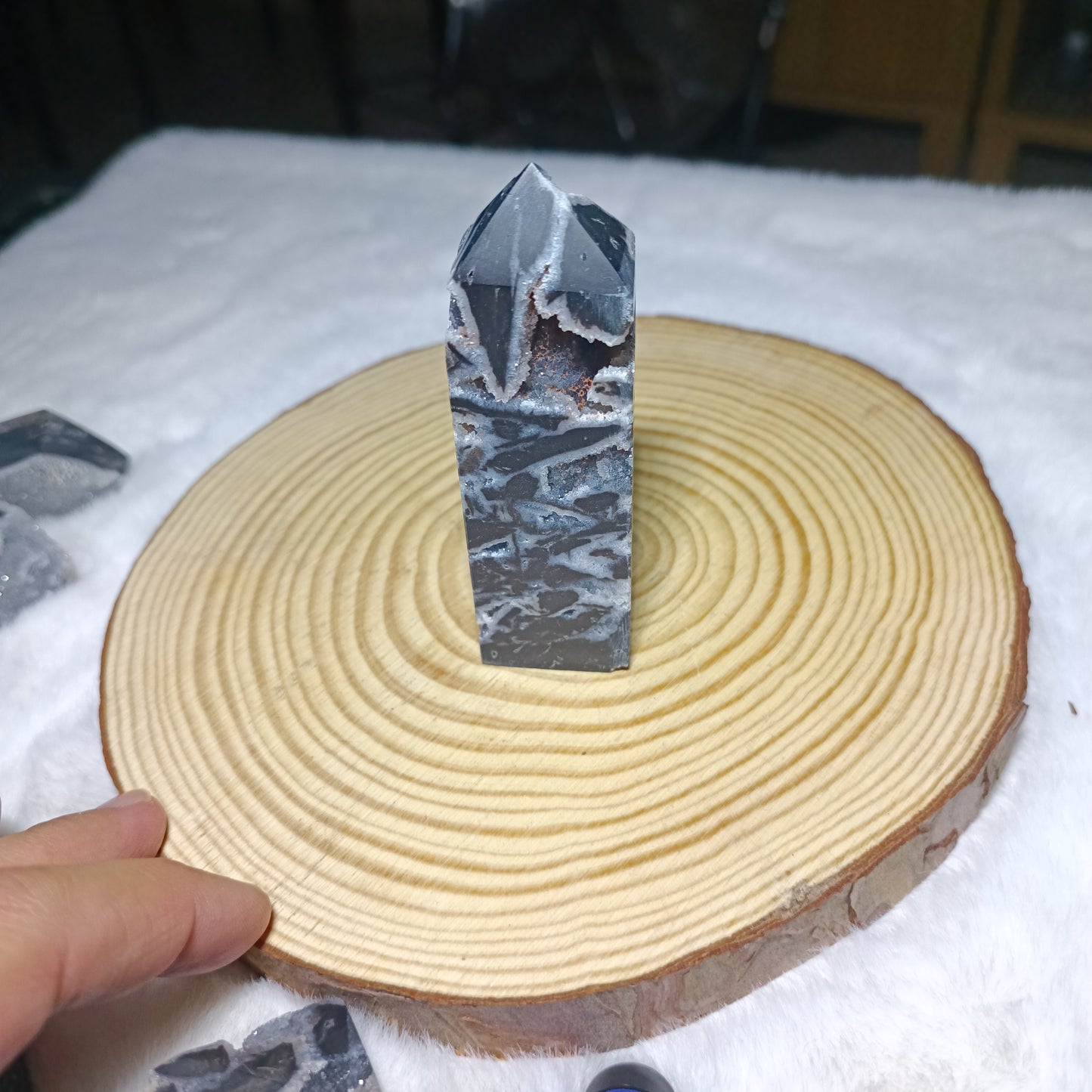 Obeliscos de Esfalerita Semipulidos