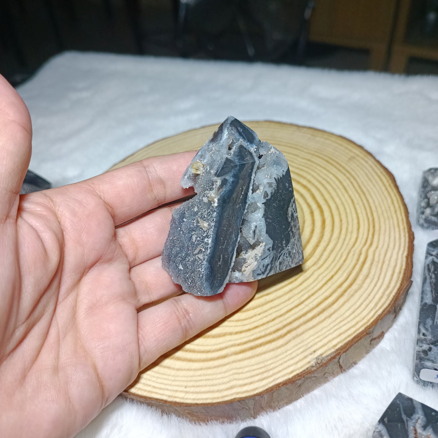 Obeliscos de Esfalerita Semipulidos