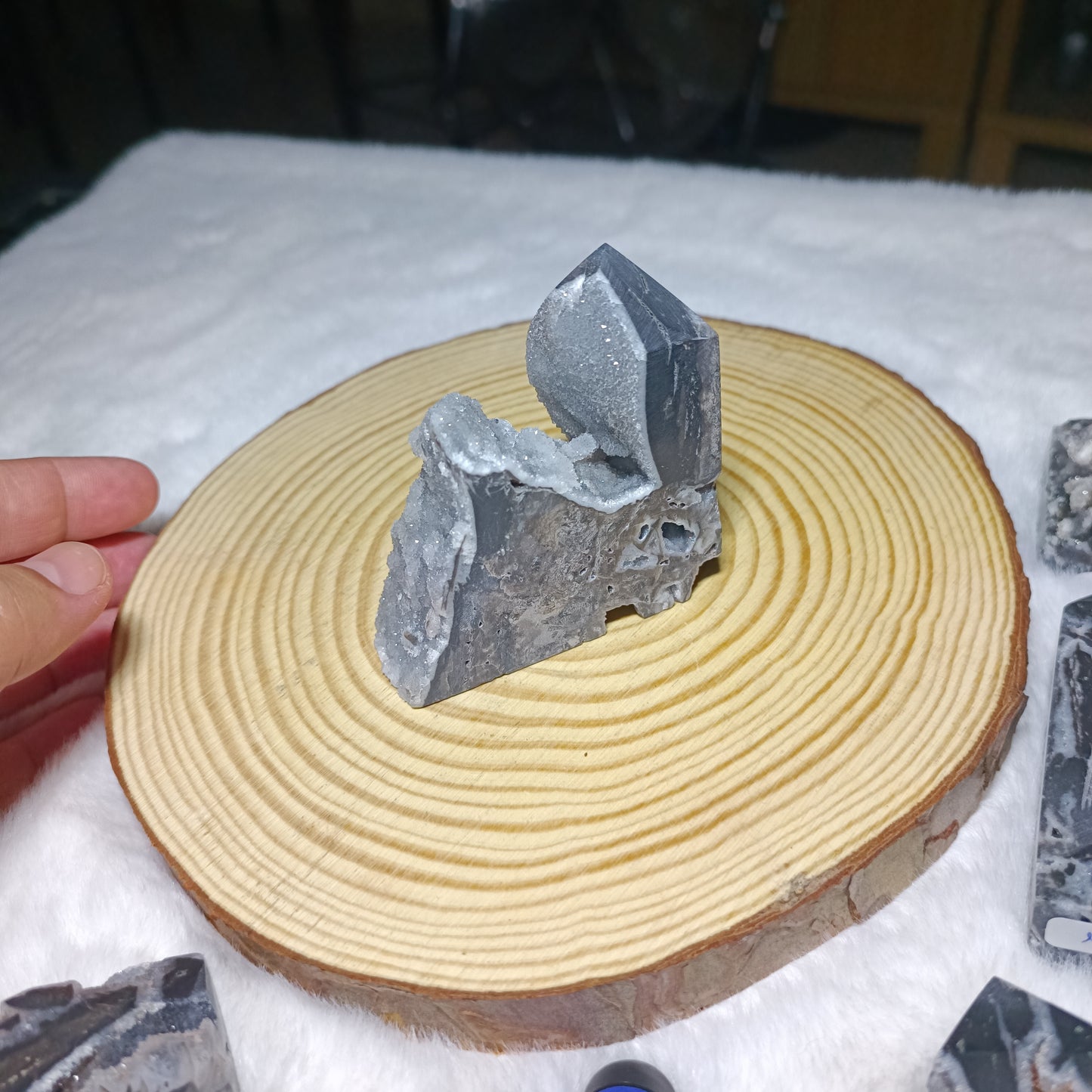 Obeliscos de Esfalerita Semipulidos