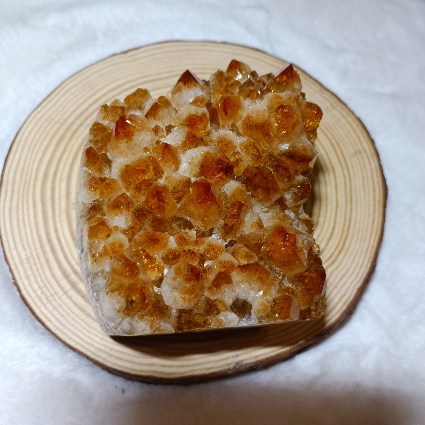 Drusa de Cuarzo Citrino