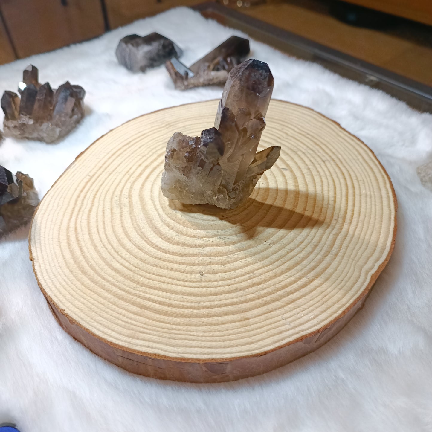 Drusas de Cuarzo Ahumado