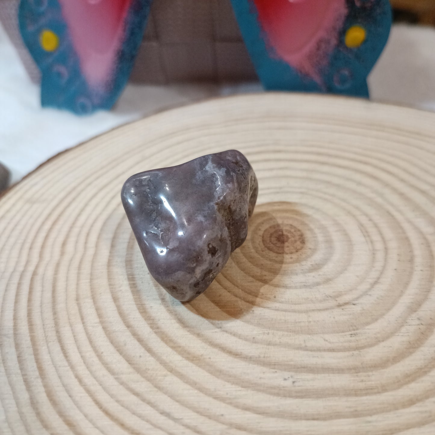 Rodado Pulido de Amatista Rosa