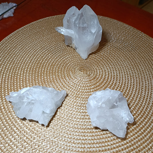 Drusa de Cuarzo Cristal de Roca