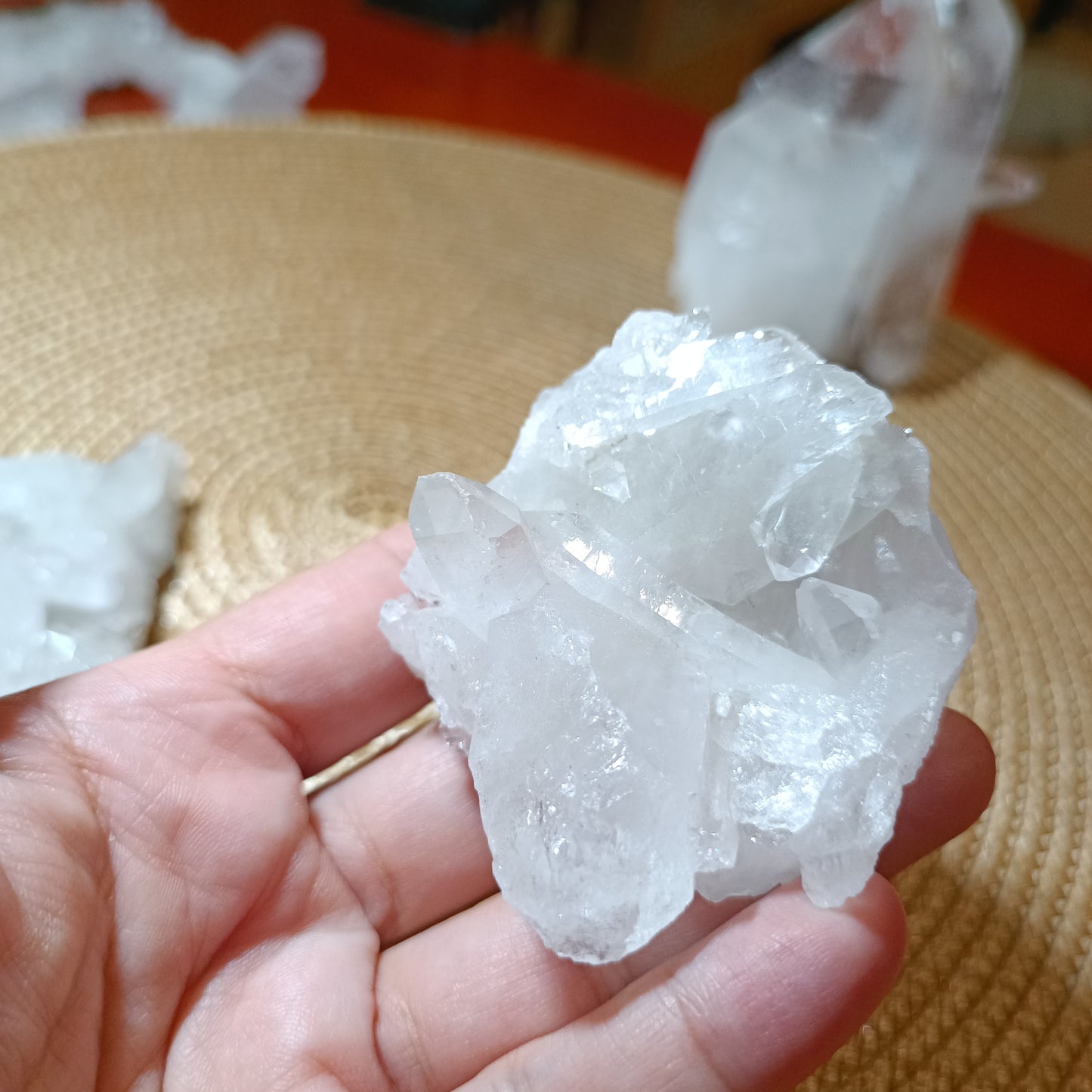 Drusa de Cuarzo Cristal de Roca