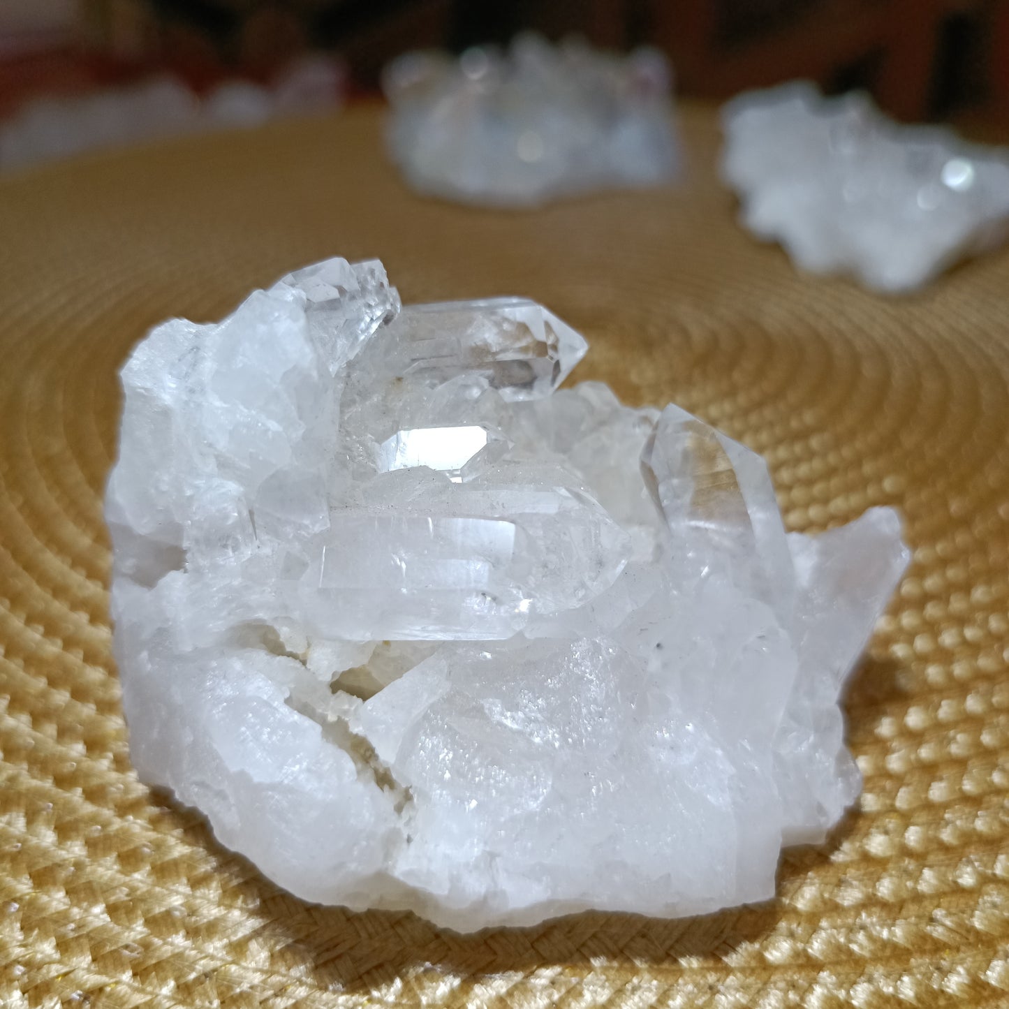 Drusa de Cuarzo Cristal de Roca