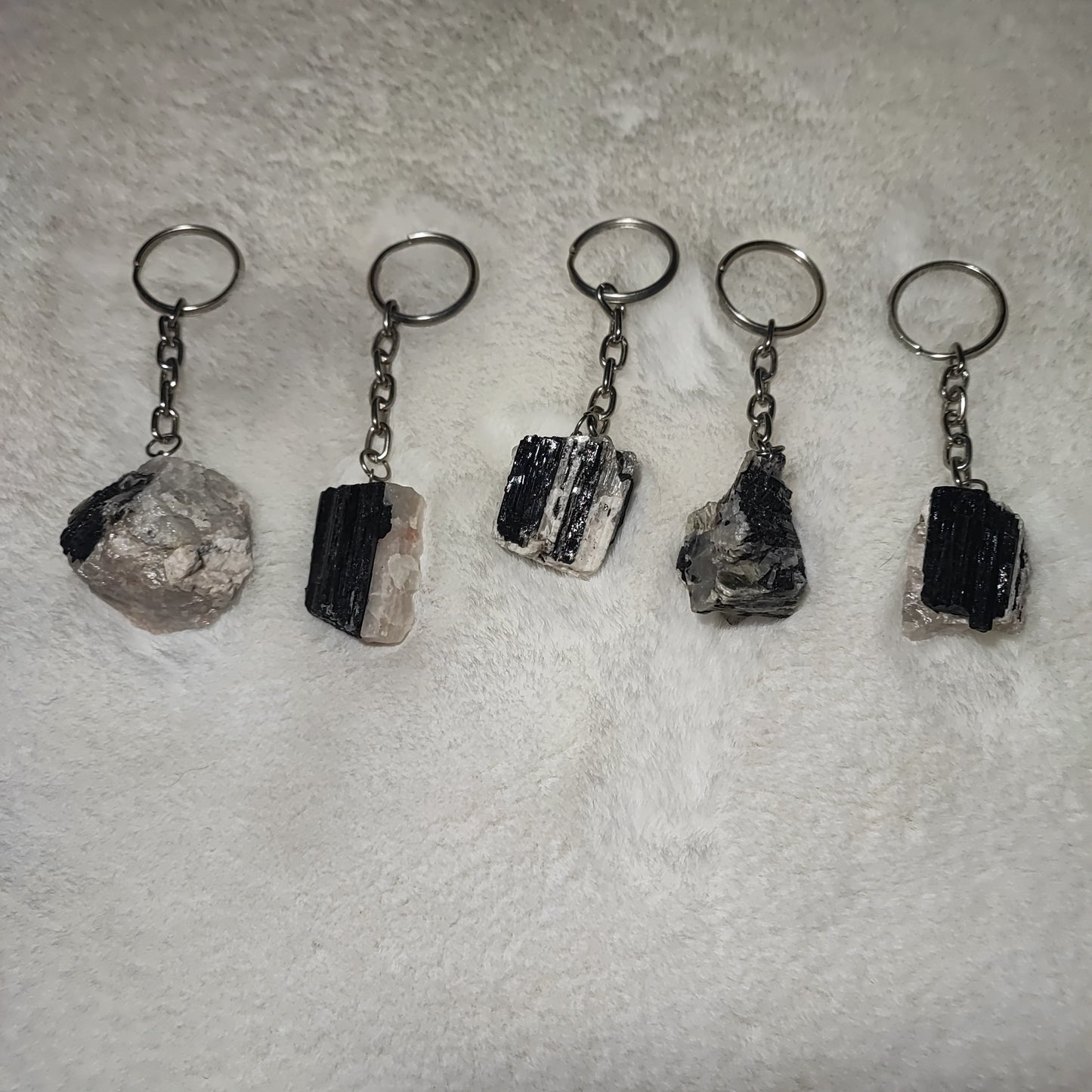 Llavero de Turmalina en matriz