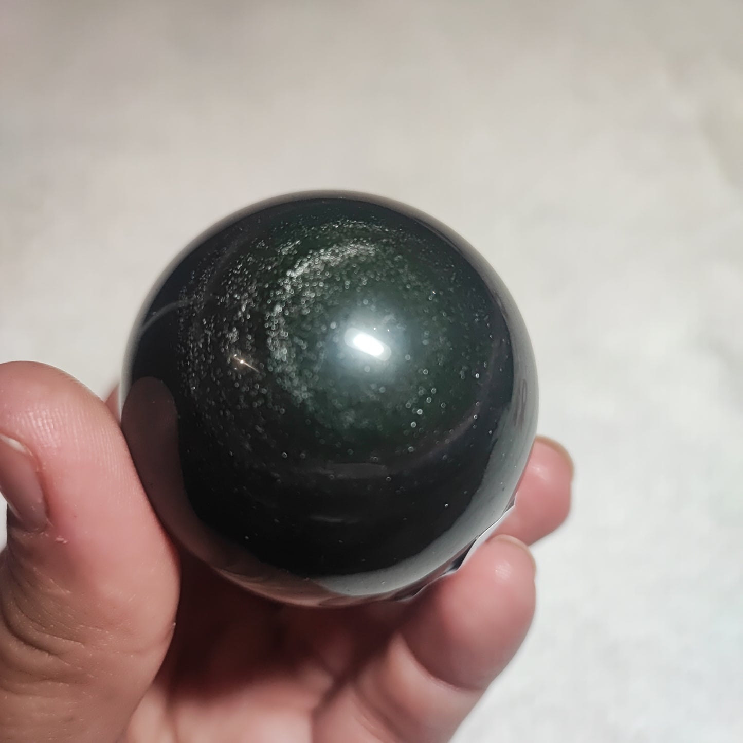 Esfera de Obsidiana Dorada