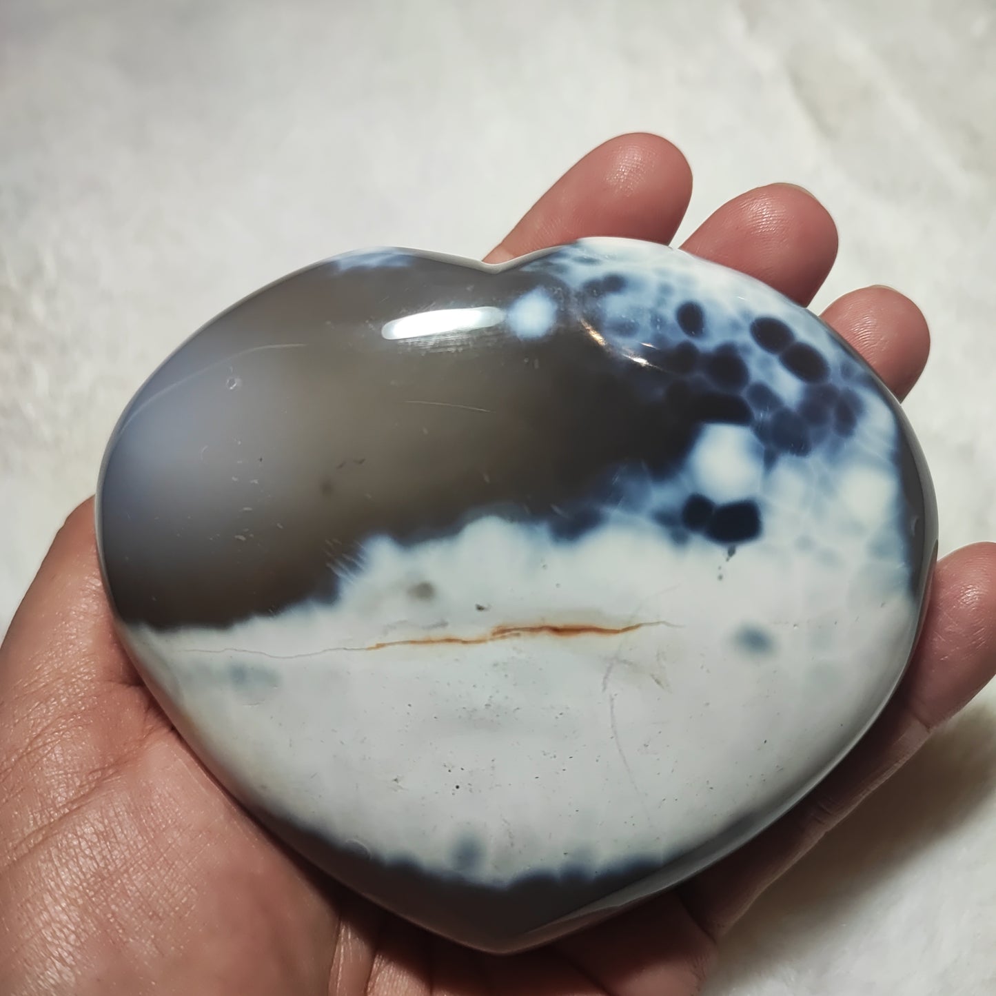 Corazón de ágata Orca