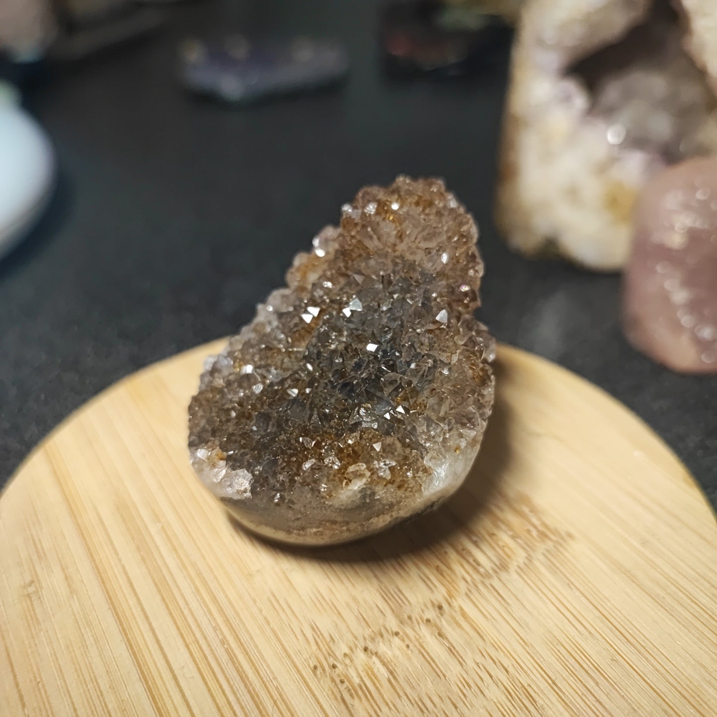 Drusa de Amatista Rosa en Free Form