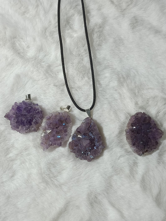 Colgantes de Drusa de Amatista