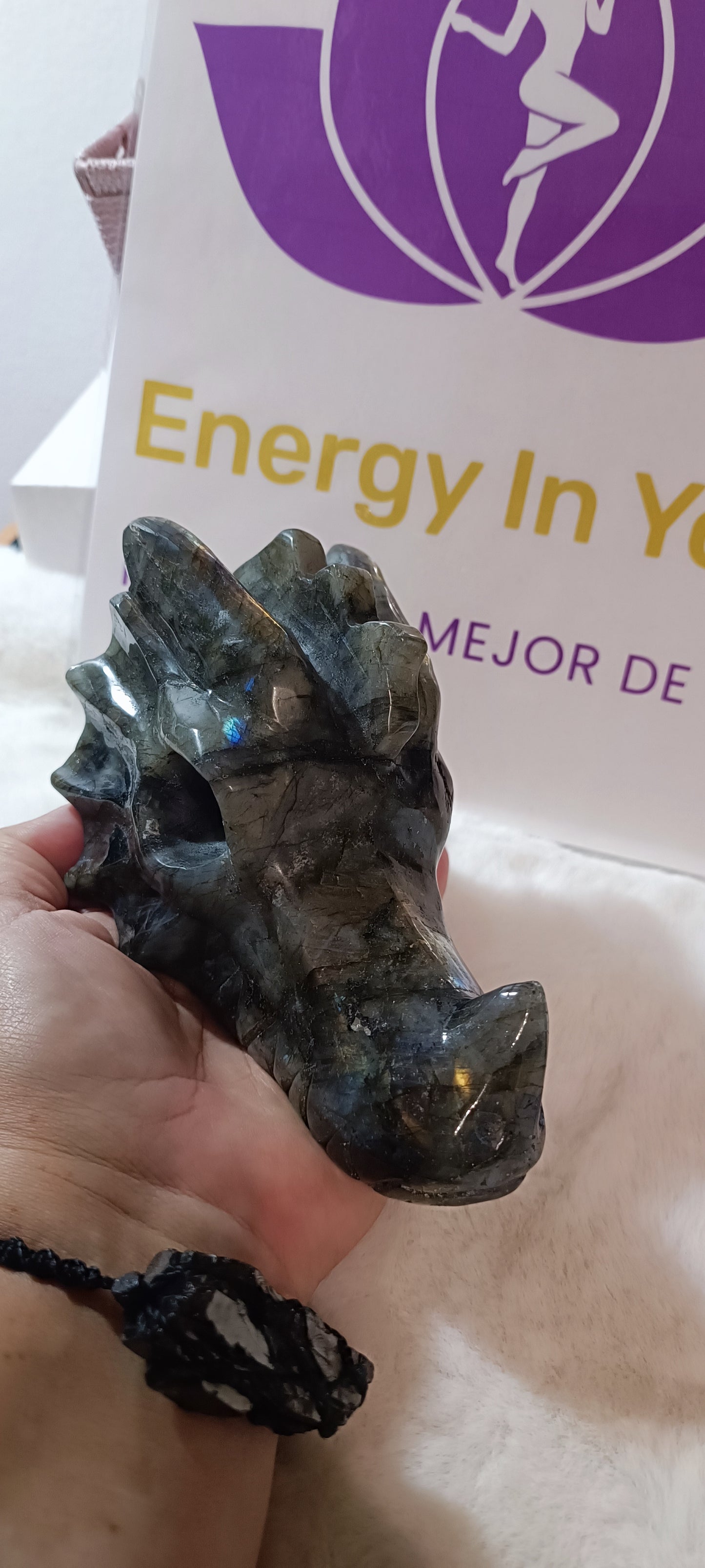 Cabeza de Dragón 🐉 Grande Labradorita