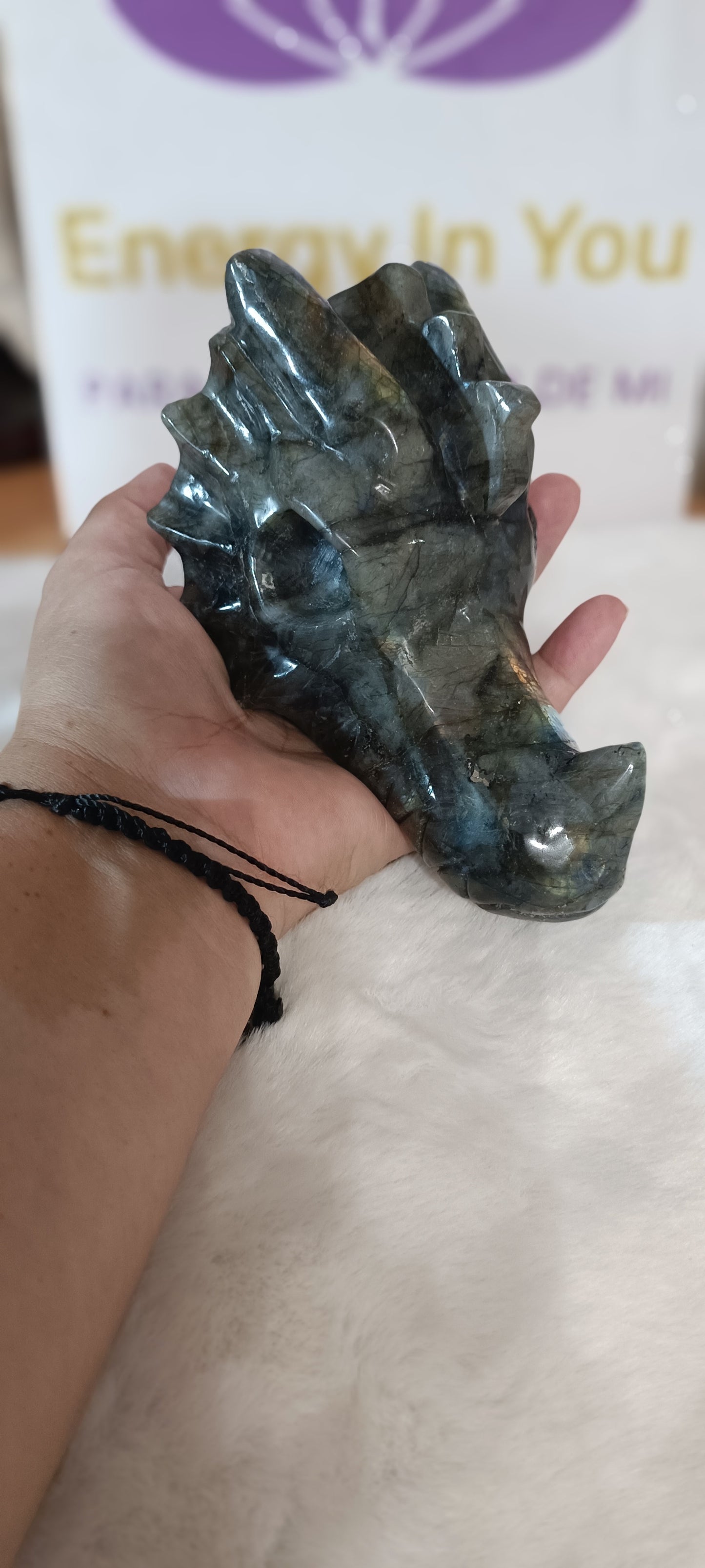 Cabeza de Dragón 🐉 Grande Labradorita