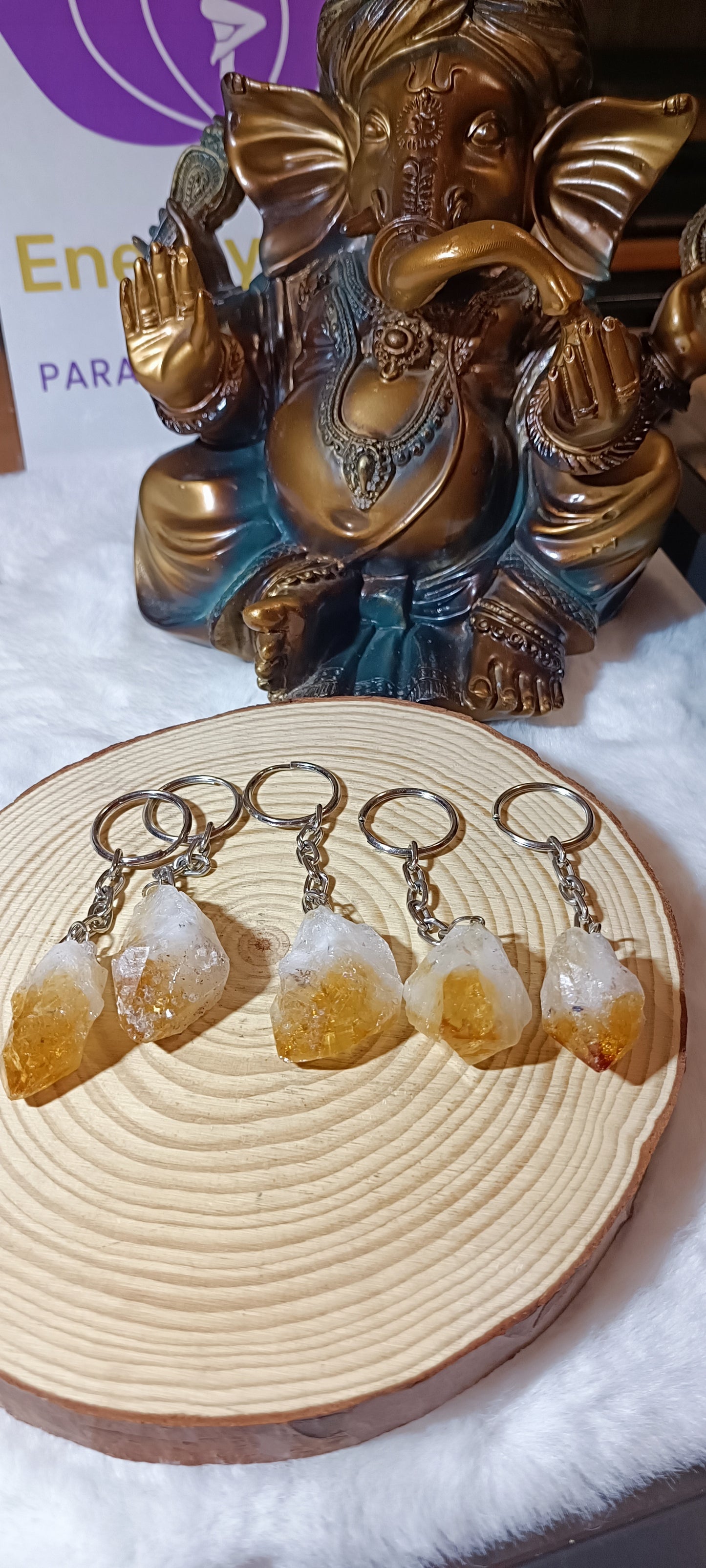 Llaveros de Punta de Citrino