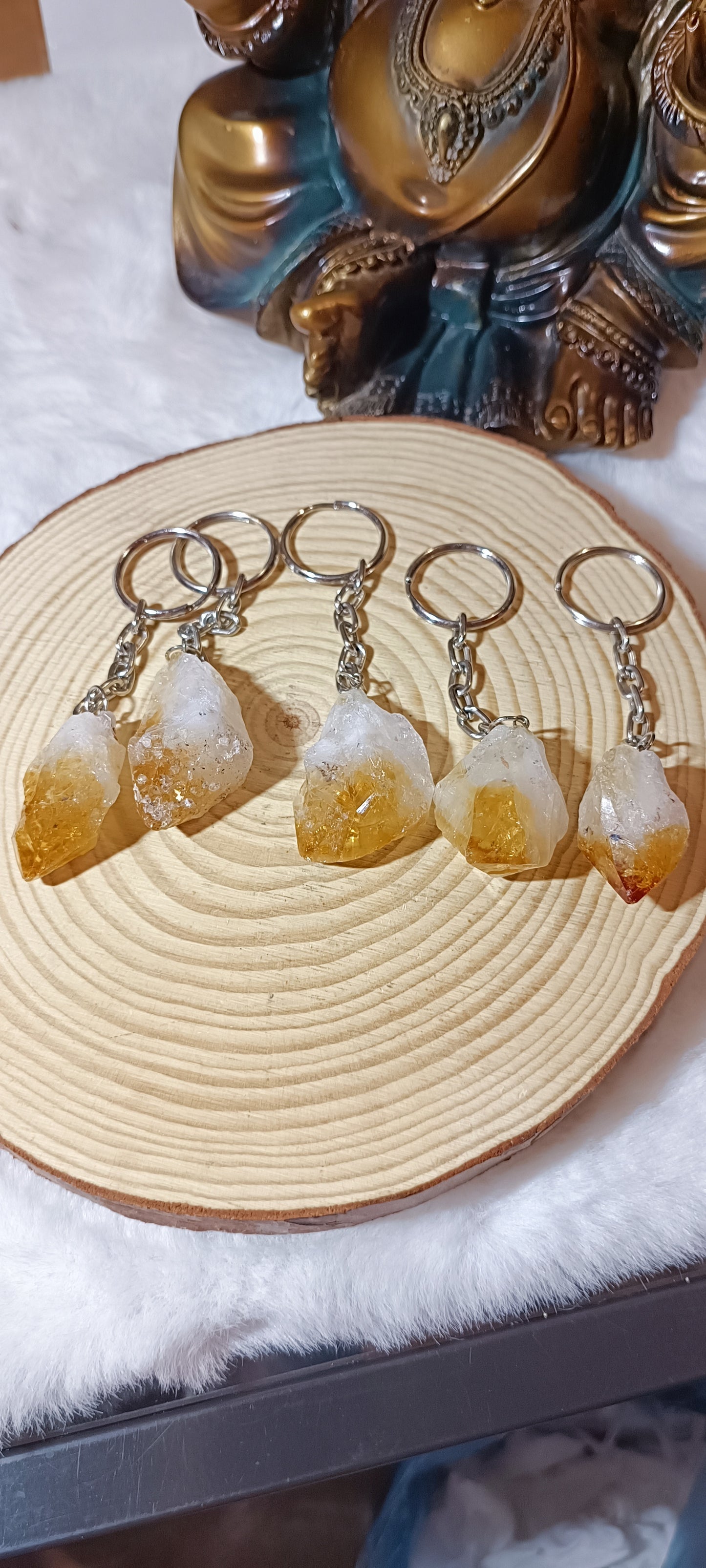 Llaveros de Punta de Citrino