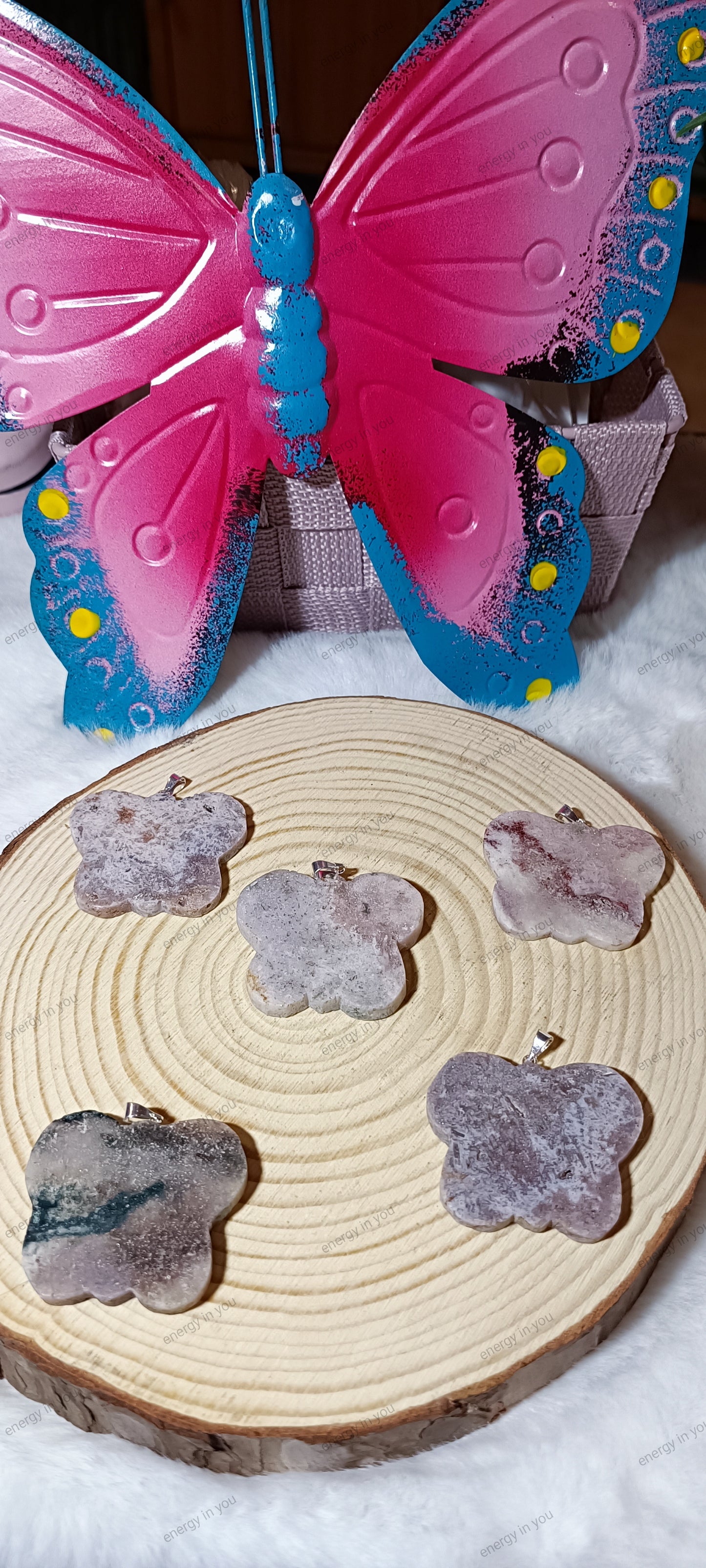 Colgante de Amatista Rosa