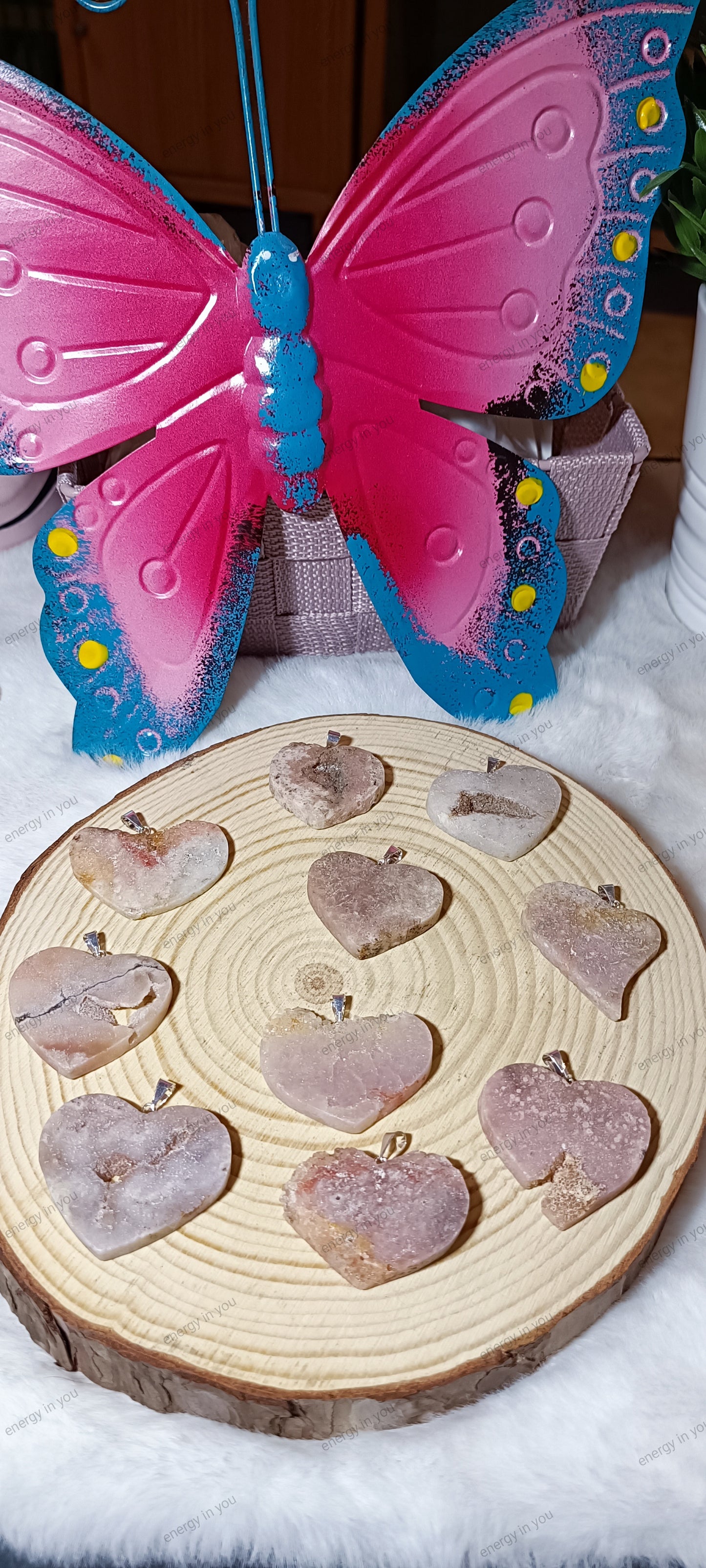 Colgante de Amatista Rosa