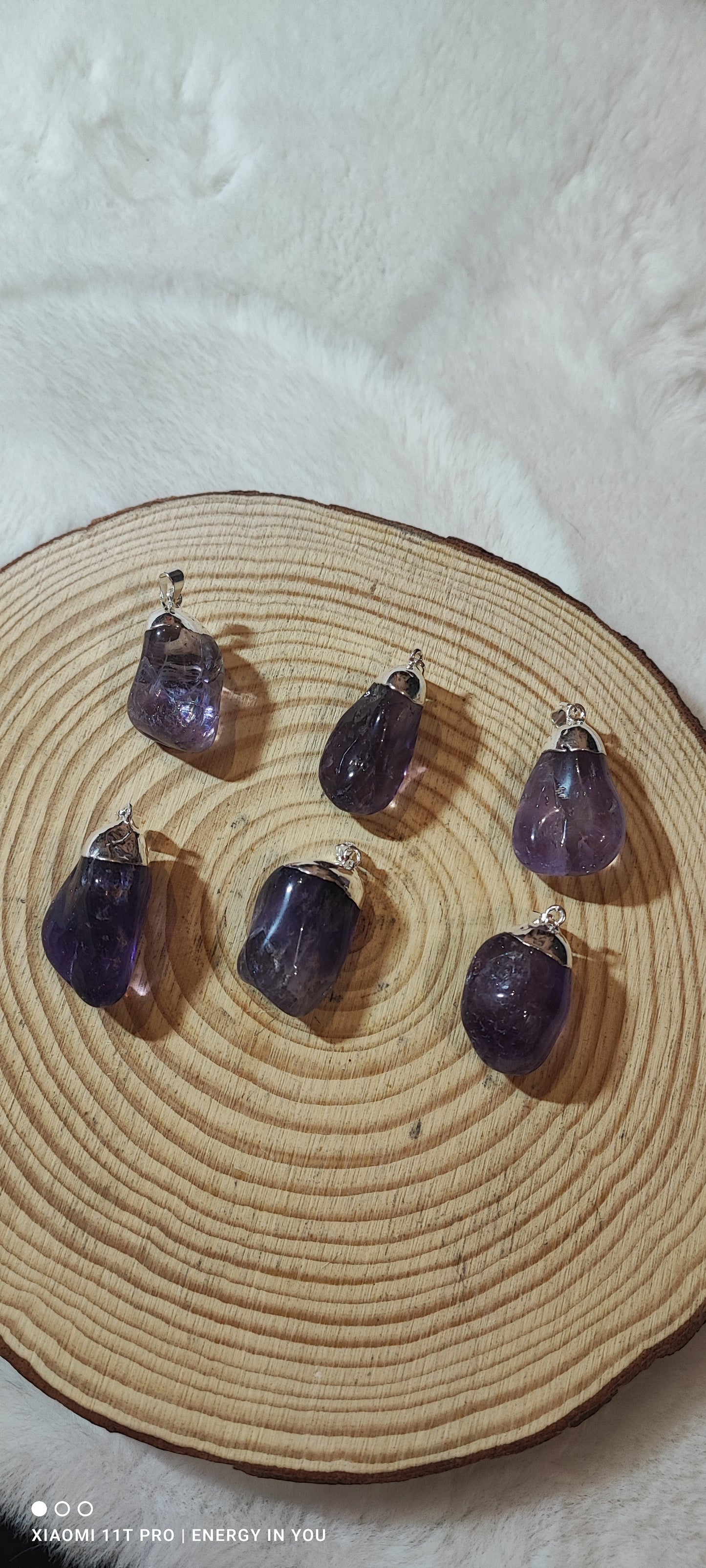 Colgante Amatista Forma de Gota