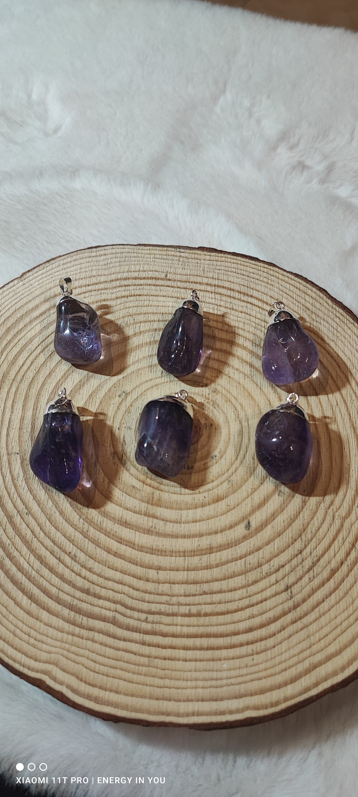 Colgante Amatista Forma de Gota