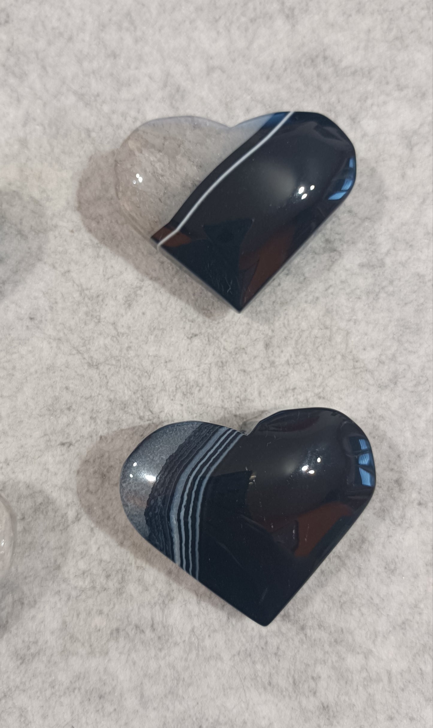 Corazón Ágata Negra