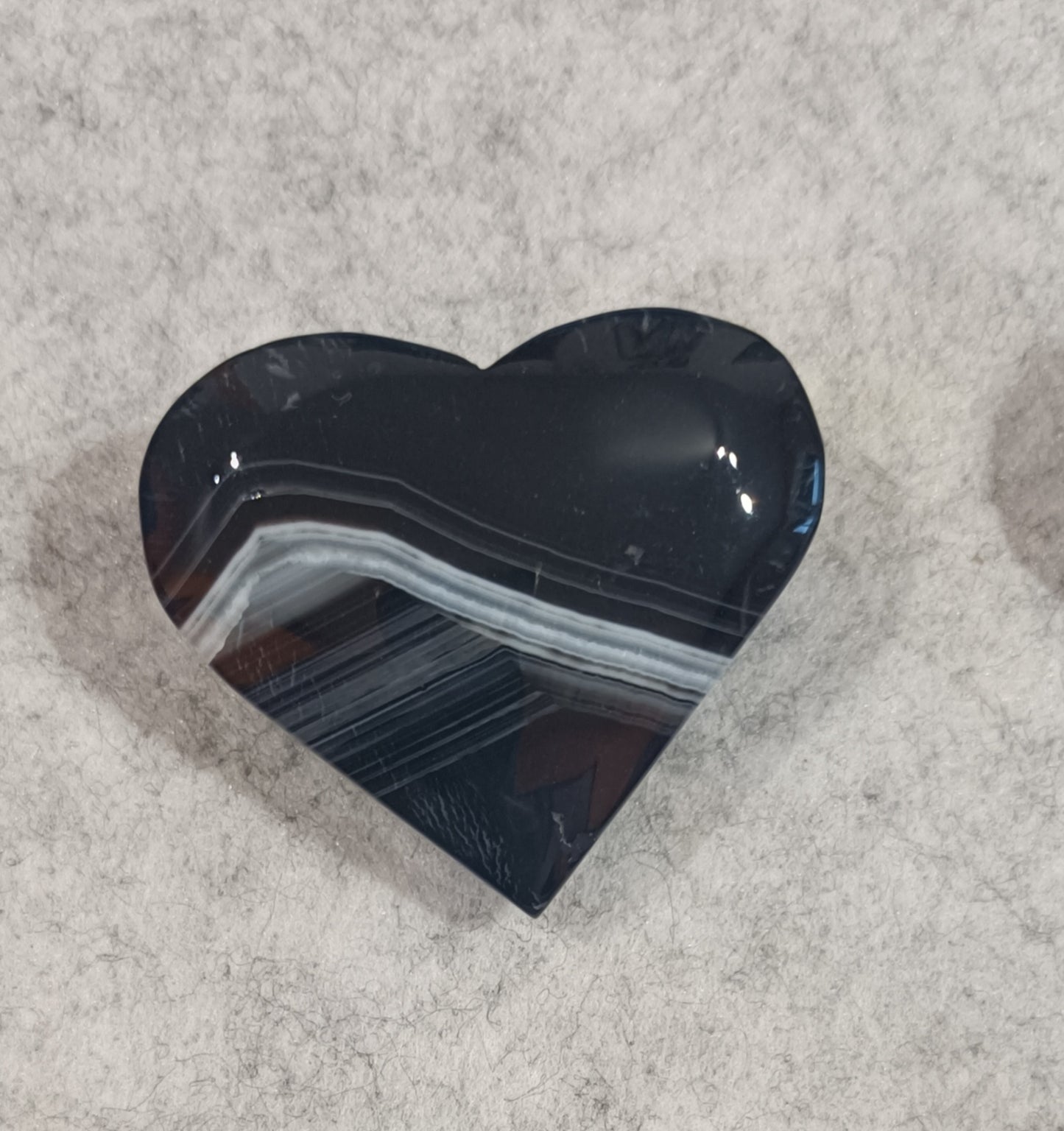 Corazón Ágata Negra