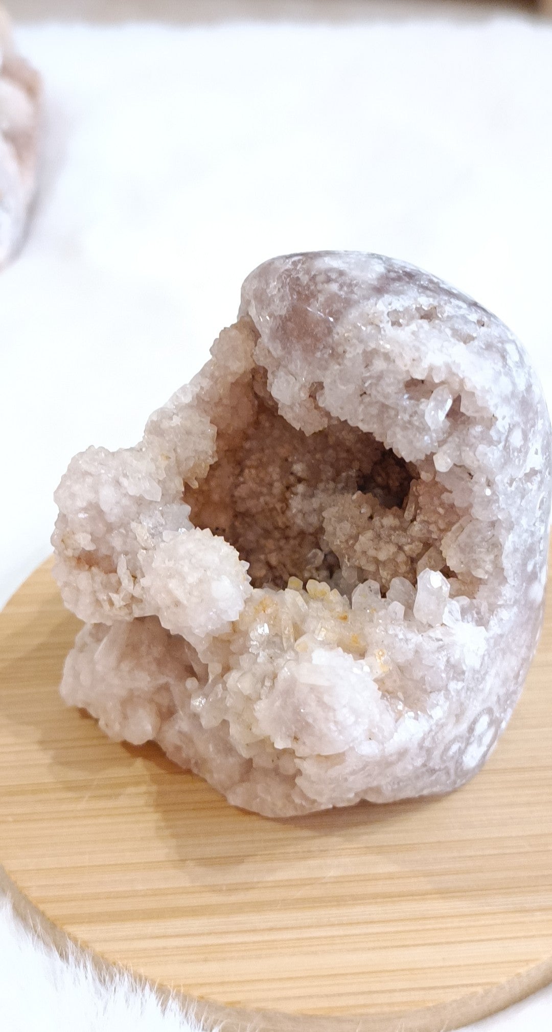 Drusa de Amatista Rosa en Free Form