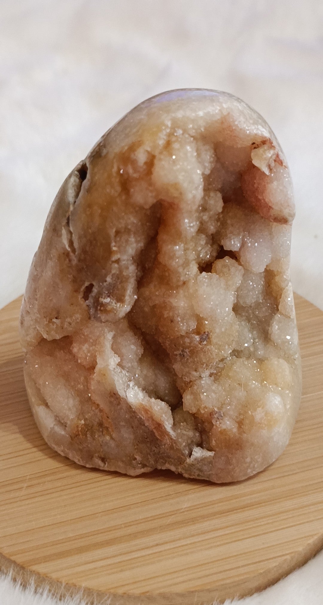 Drusa de Amatista Rosa en Free Form