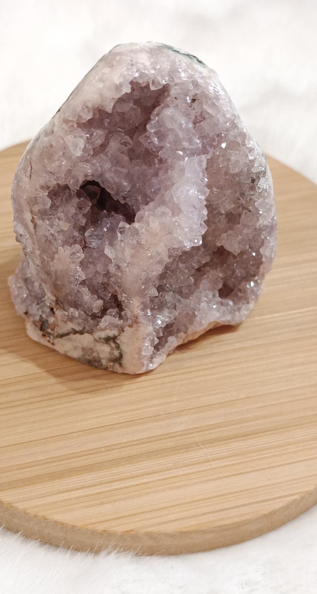 Drusa de Amatista Rosa en Free Form