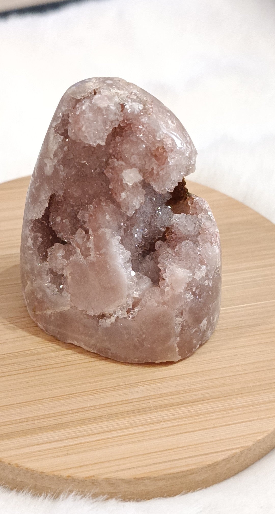 Drusa de Amatista Rosa en Free Form