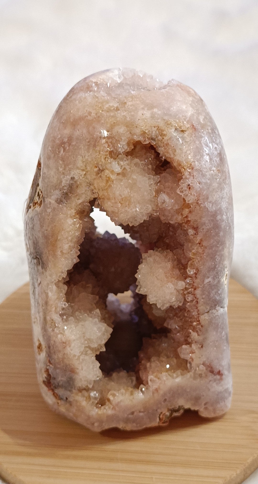 Drusa de Amatista Rosa en Free Form