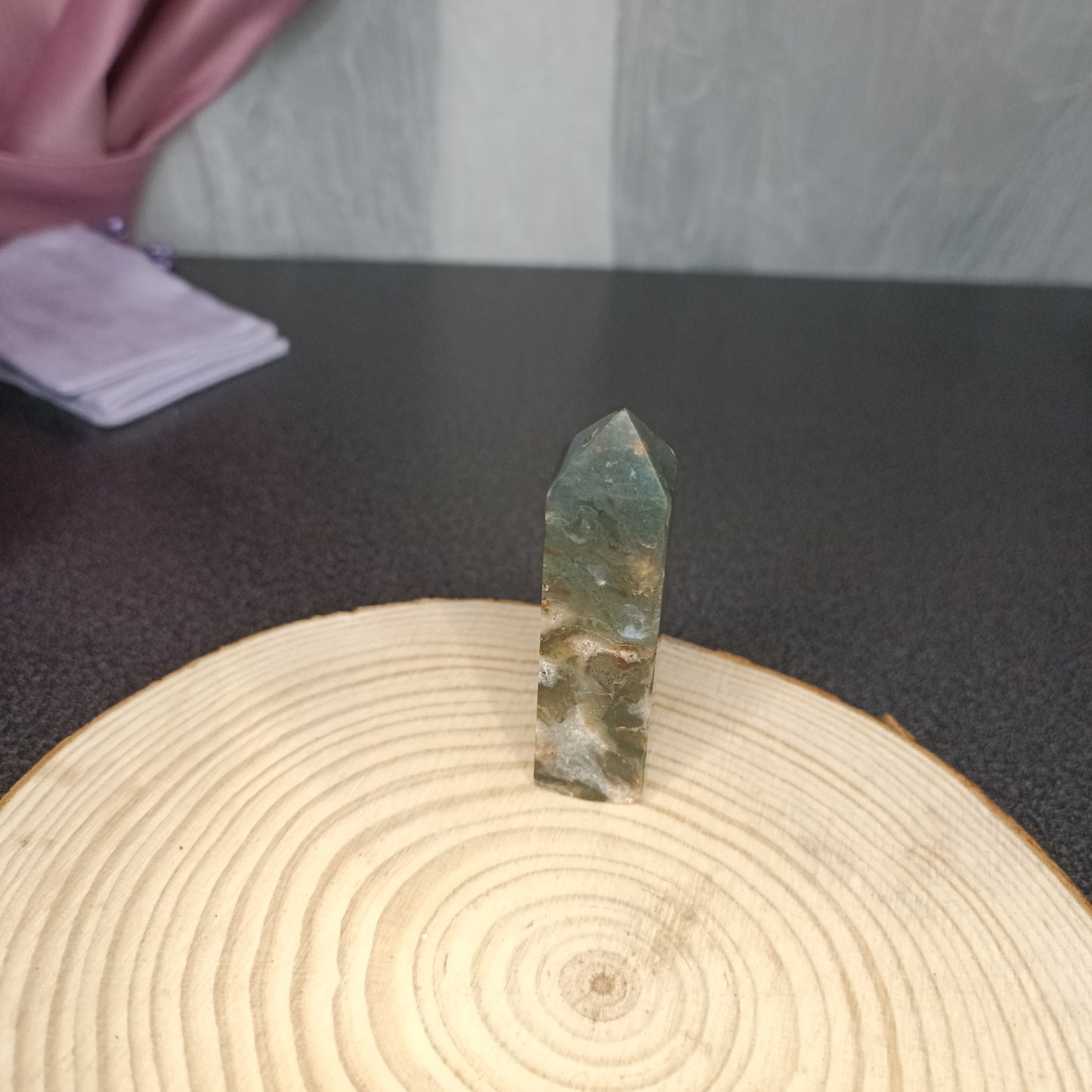 Obelisco de Ágata Musgo