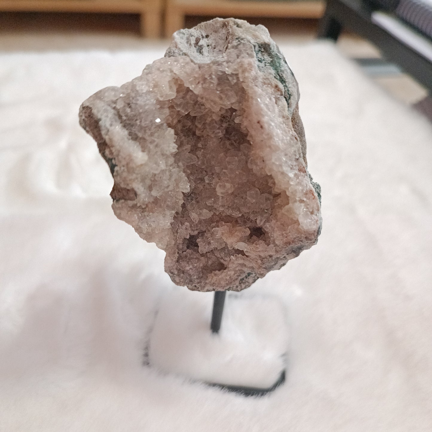 Drusas de Ágata en Peana