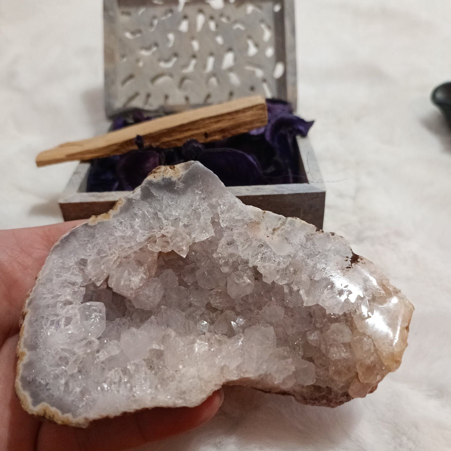 Amatista Rosa Slab en bruto