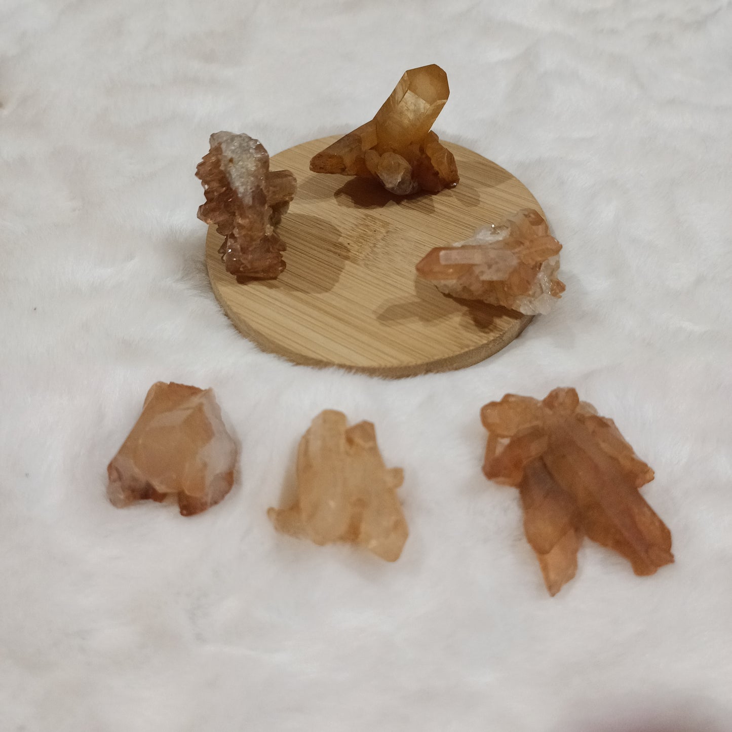 Drusas Cuarzo mandarina ( bruto )