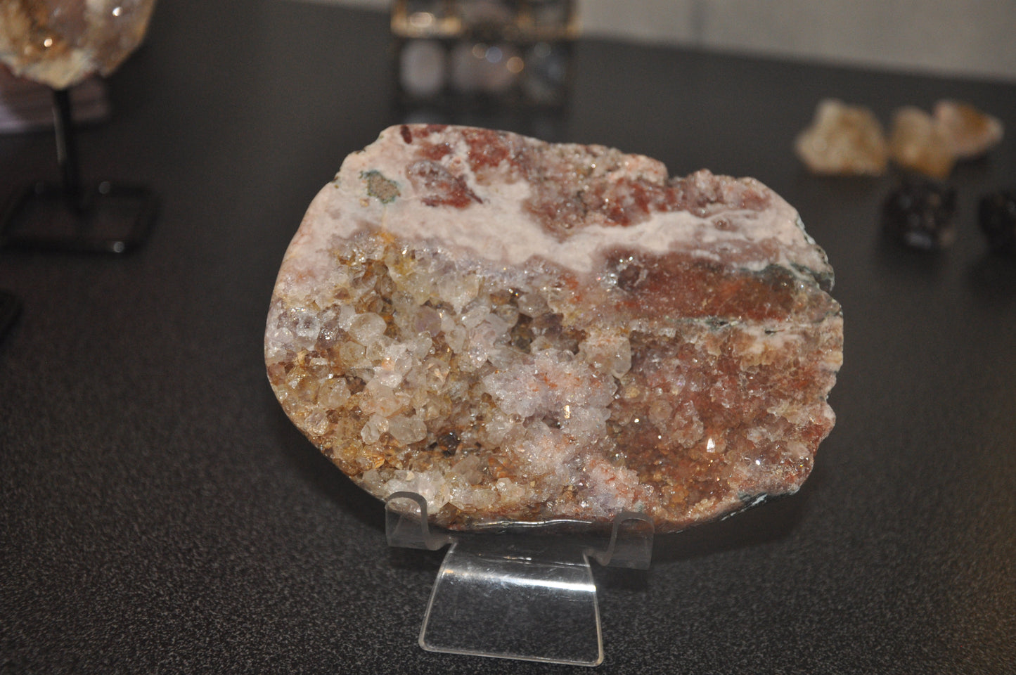 Amatista Rosa Slab en bruto