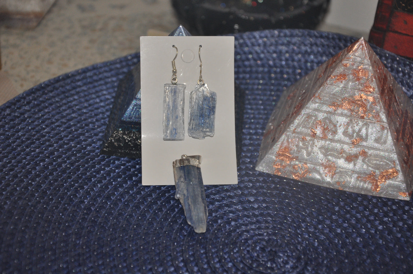 Colgante de Cianita Azul