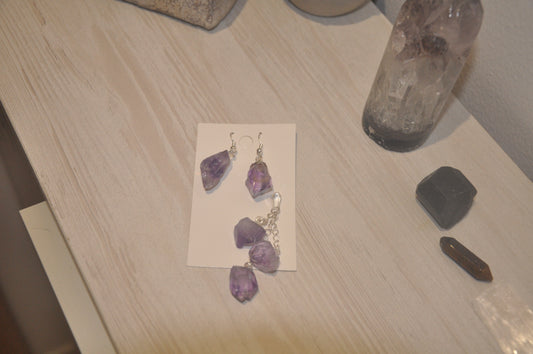 Colgante 3 Amatistas