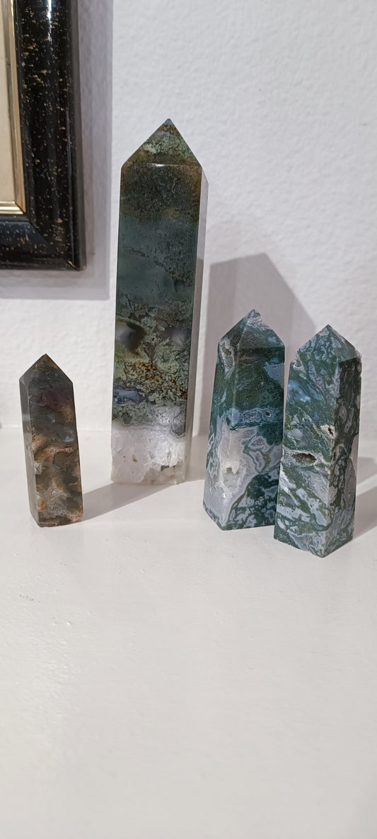 Obelisco de Ágata Musgo