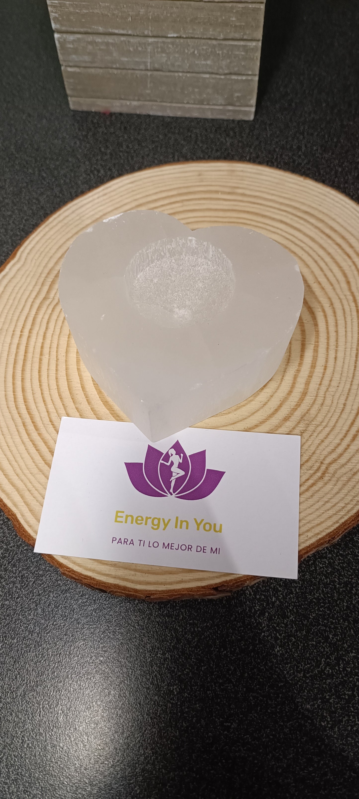 Portavelas de  Selenita