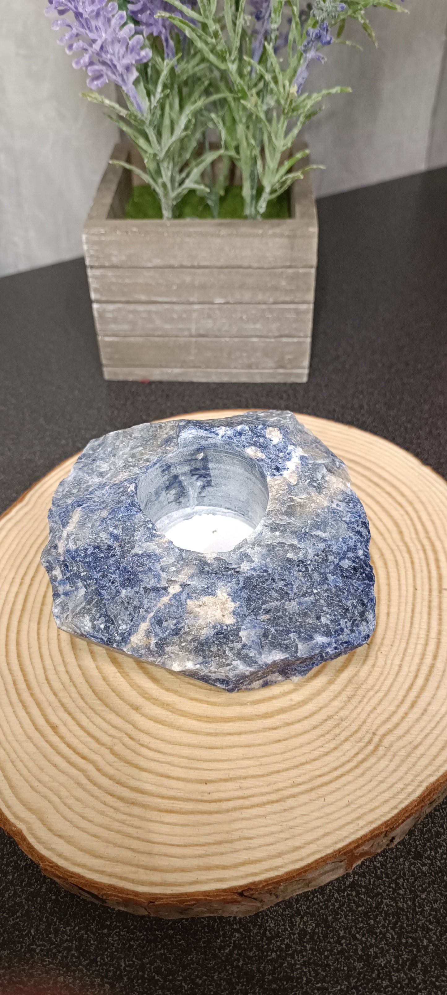 Portavelas de Sodalita