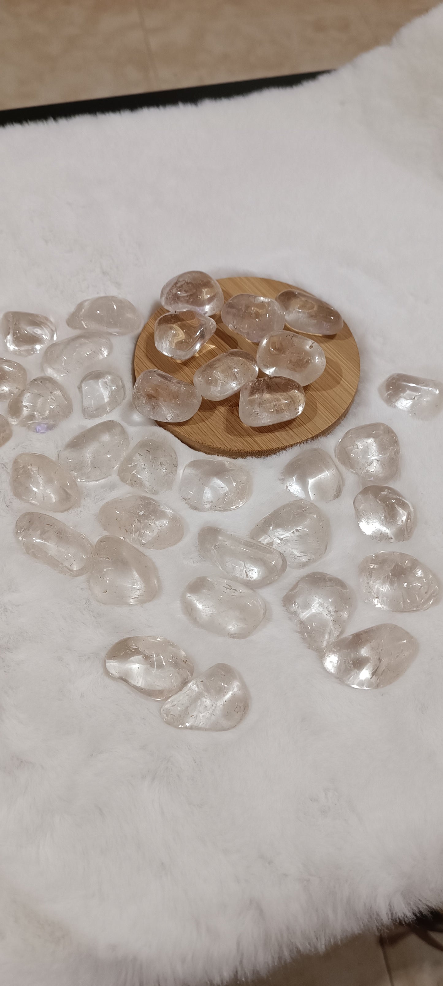 Rodado Cuarzo Cristal